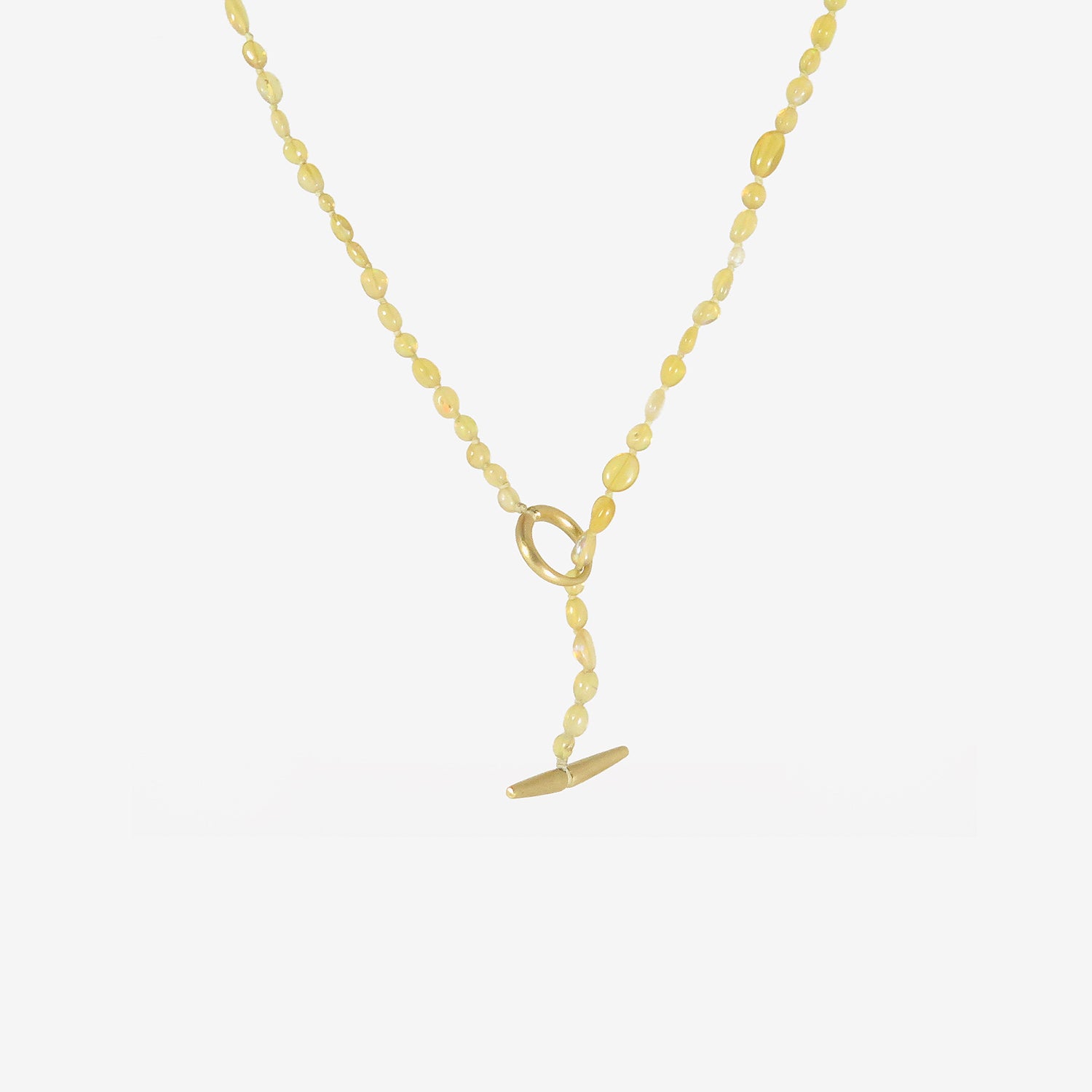 TED MUEHLING 18K & ETHIOPIAN OPAL NECKLACE