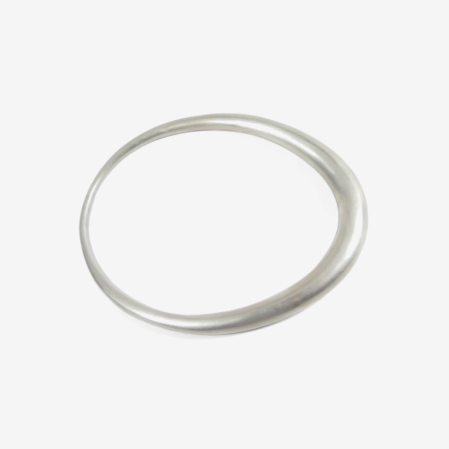 TED MUEHLING STERLING SILVER OVAL BANGLE