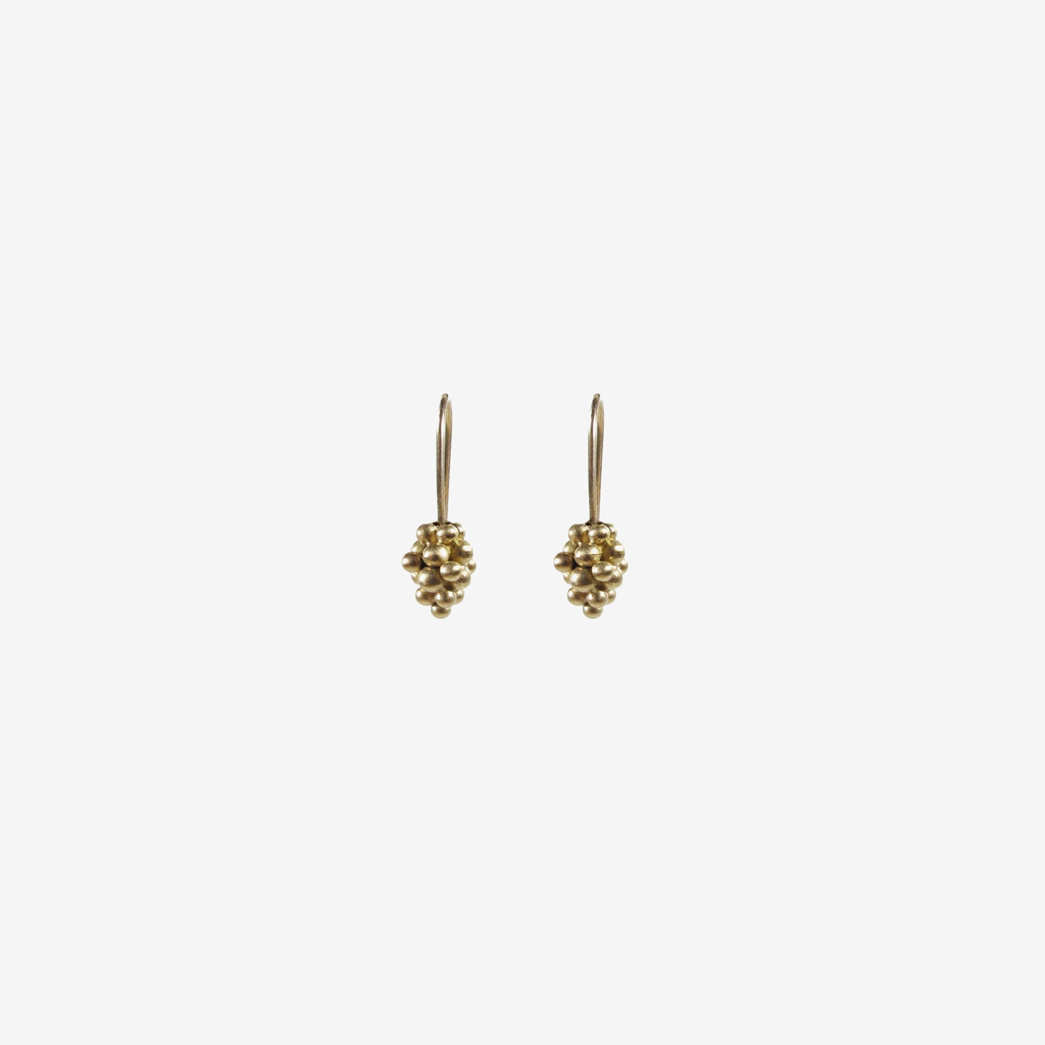TED MUEHLING 14K SMALL RASPBERRY EARRINGS
