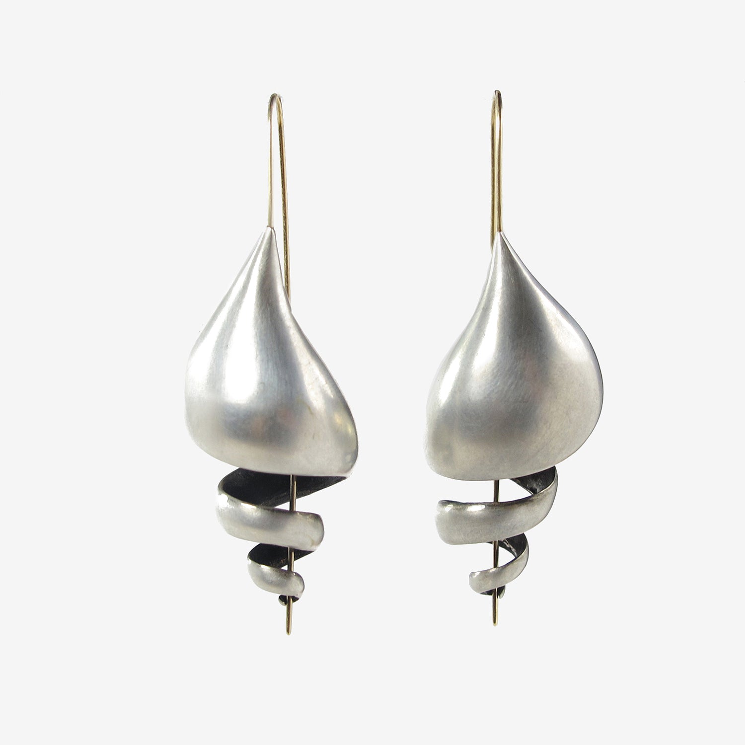 TED MUEHLING STERLING SILVER TURRET SHELLS