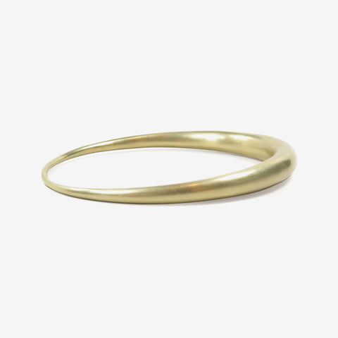 TED MUEHLING 14K OVAL BANGLE