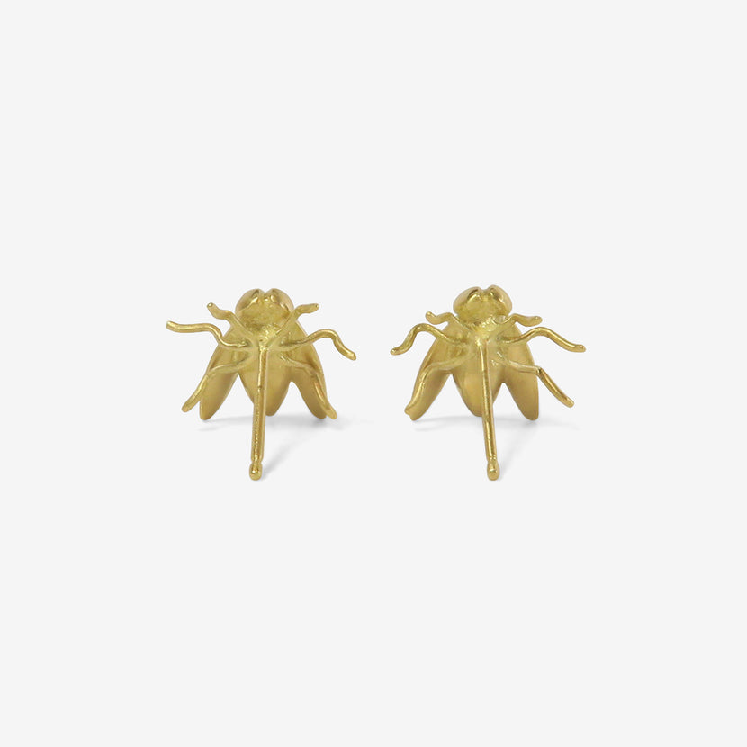 Goldbug Tiny Bug Stud Earrings