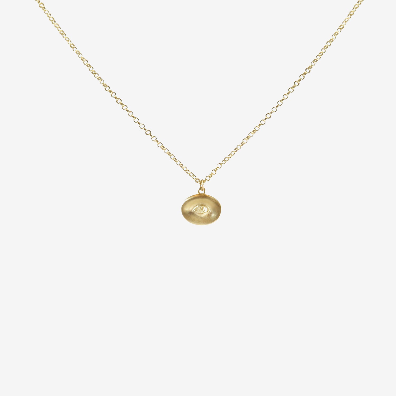 GABRIELLA KISS 14K SMALL EYE LOVE TOKEN PENDANT