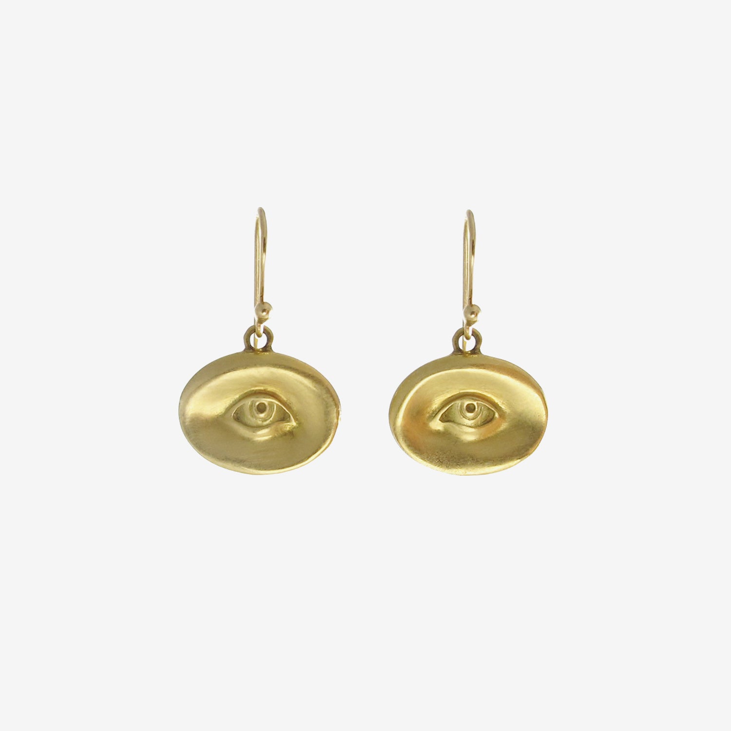 GABRIELLA KISS 18K SMALL EYE EARRINGS