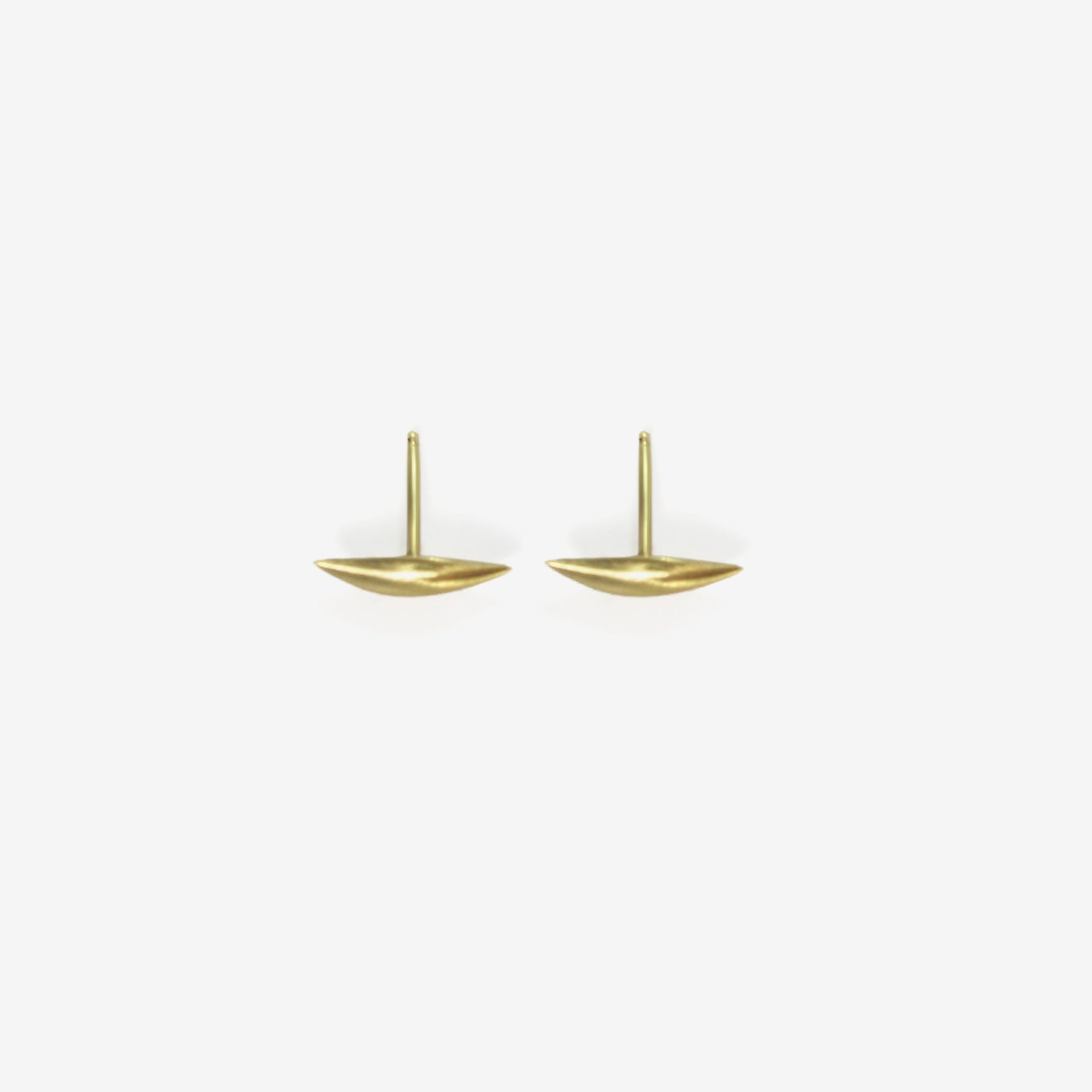 GABRIELLA KISS 18K TINY SLUG STUDS