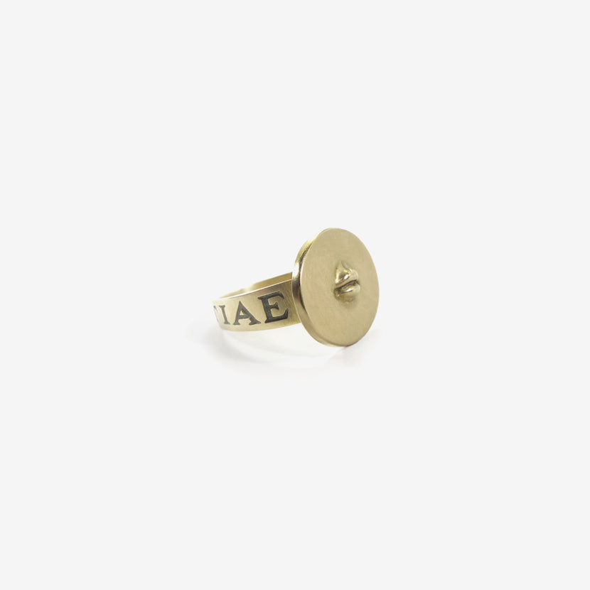 GABRIELLA KISS 10K LOVE TOKEN RING – “SAPIENTIAE” – WISDOM