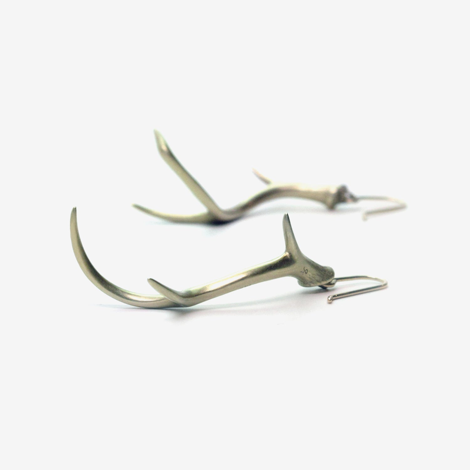 GABRIELLA KISS 14K ANTLER EARRINGS