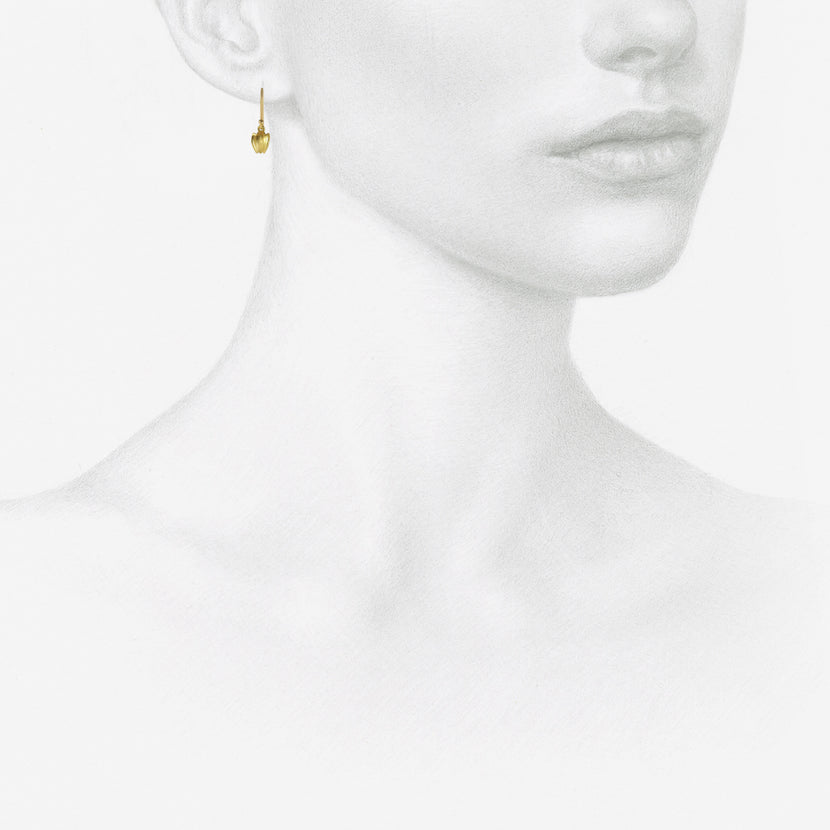 GABRIELLA KISS 18K BUCKWHEAT EARRINGS