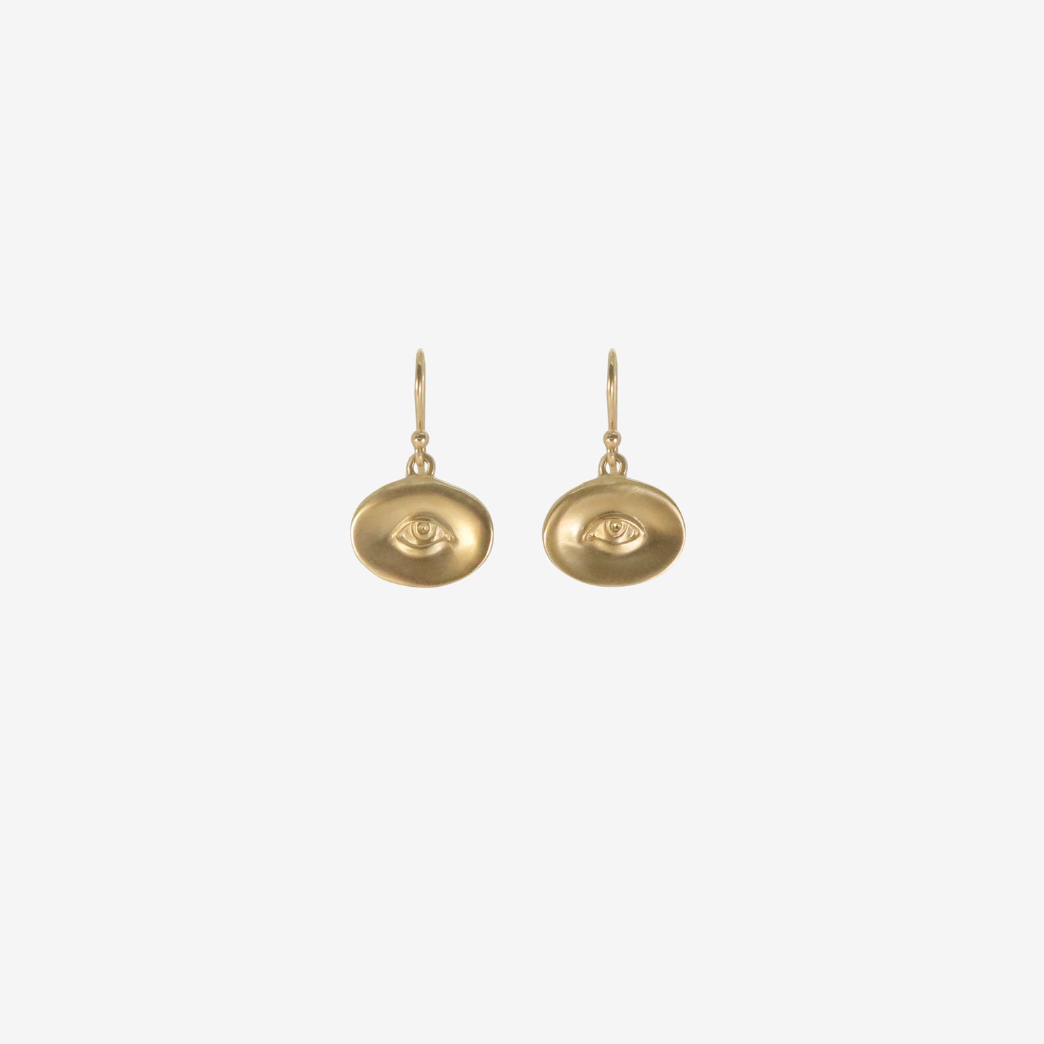 GABRIELLA KISS 10K SMALL EYE EARRINGS