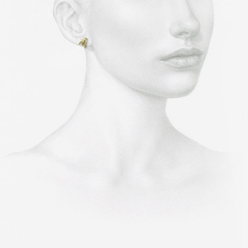 GABRIELLA KISS 18K FLIES ON POSTS