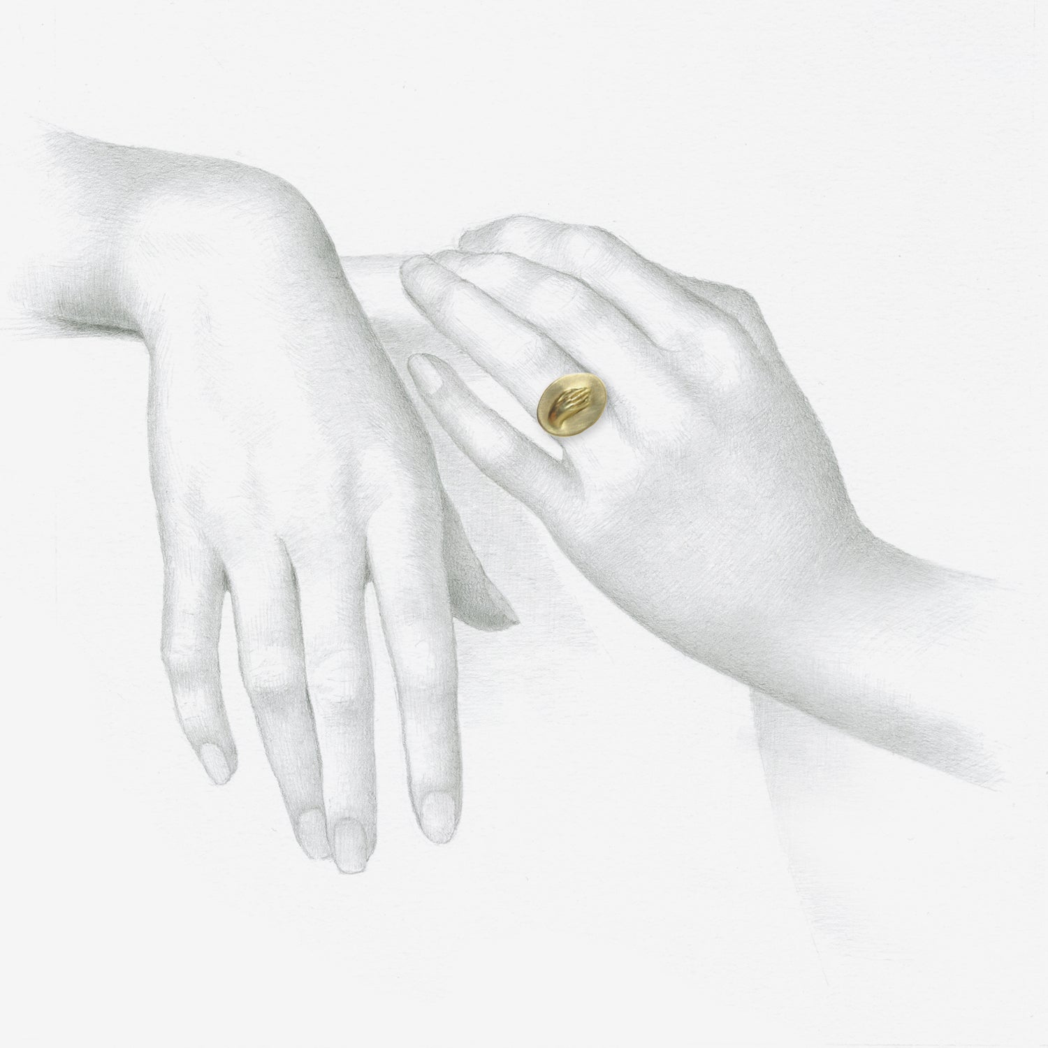 GABRIELLA KISS 10K LOVE TOKEN RING – “AMICITIA” – FRIENDSHIP