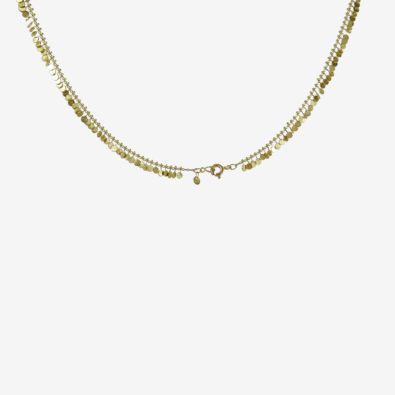 SIA TAYLOR 18K YELLOW GOLD FULL DOT NECKLACE