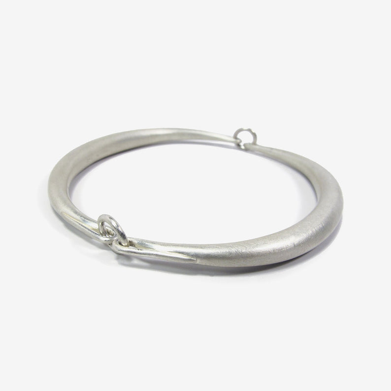 TED MUEHLING STERLING SILVER SIMPLE BRACELET