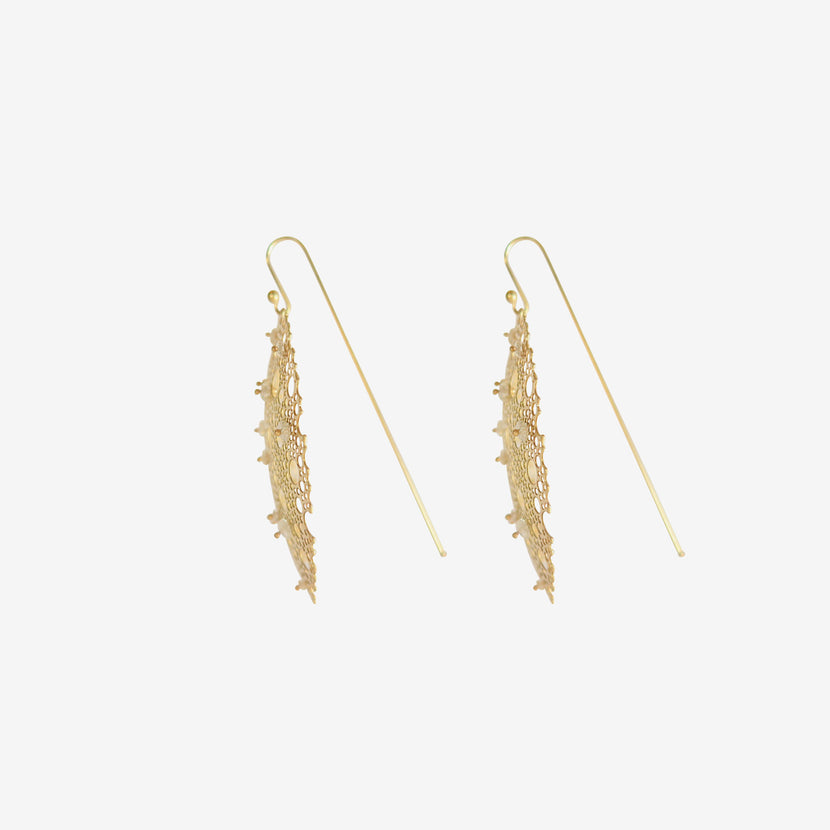 Ted muehling queen anne's lace earrings Clearance