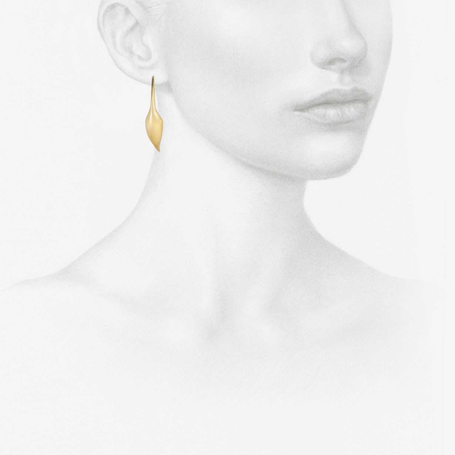 TED MUEHLING 14K EXTRA SMALL POD EARRINGS