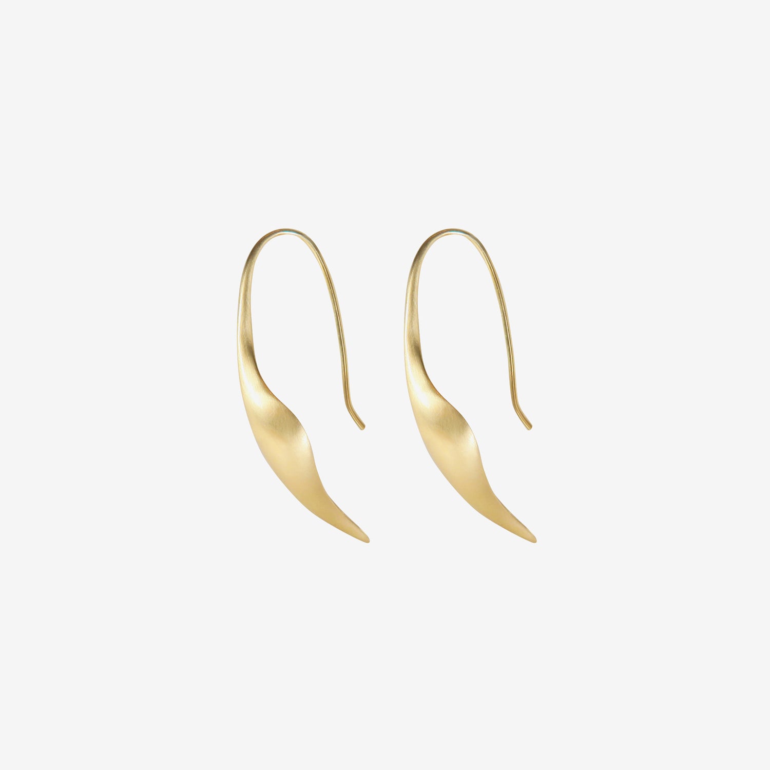 TED MUEHLING 14K EXTRA SMALL POD EARRINGS