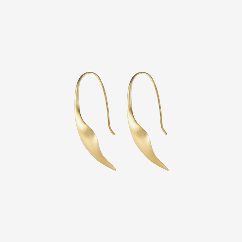 TED MUEHLING 14K EXTRA SMALL POD EARRINGS