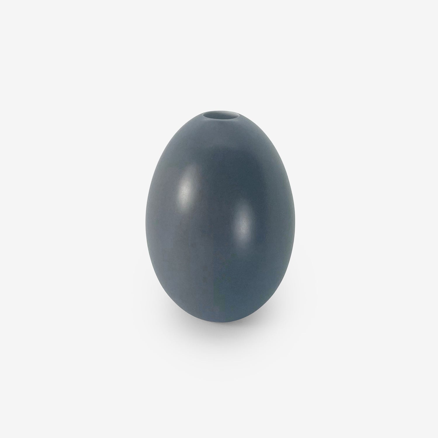 TED MUEHLING GRAPHITE MATTE SMALL EGG VASE