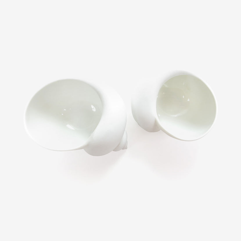 TED MUEHLING SNAIL SALT & PEPPER CELLARS