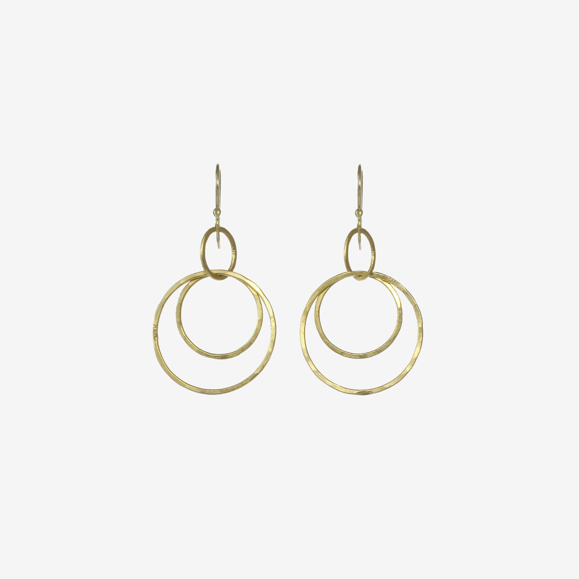 ROSANNE PUGLIESE 22K MEDIUM MAGNOLIA EARRINGS