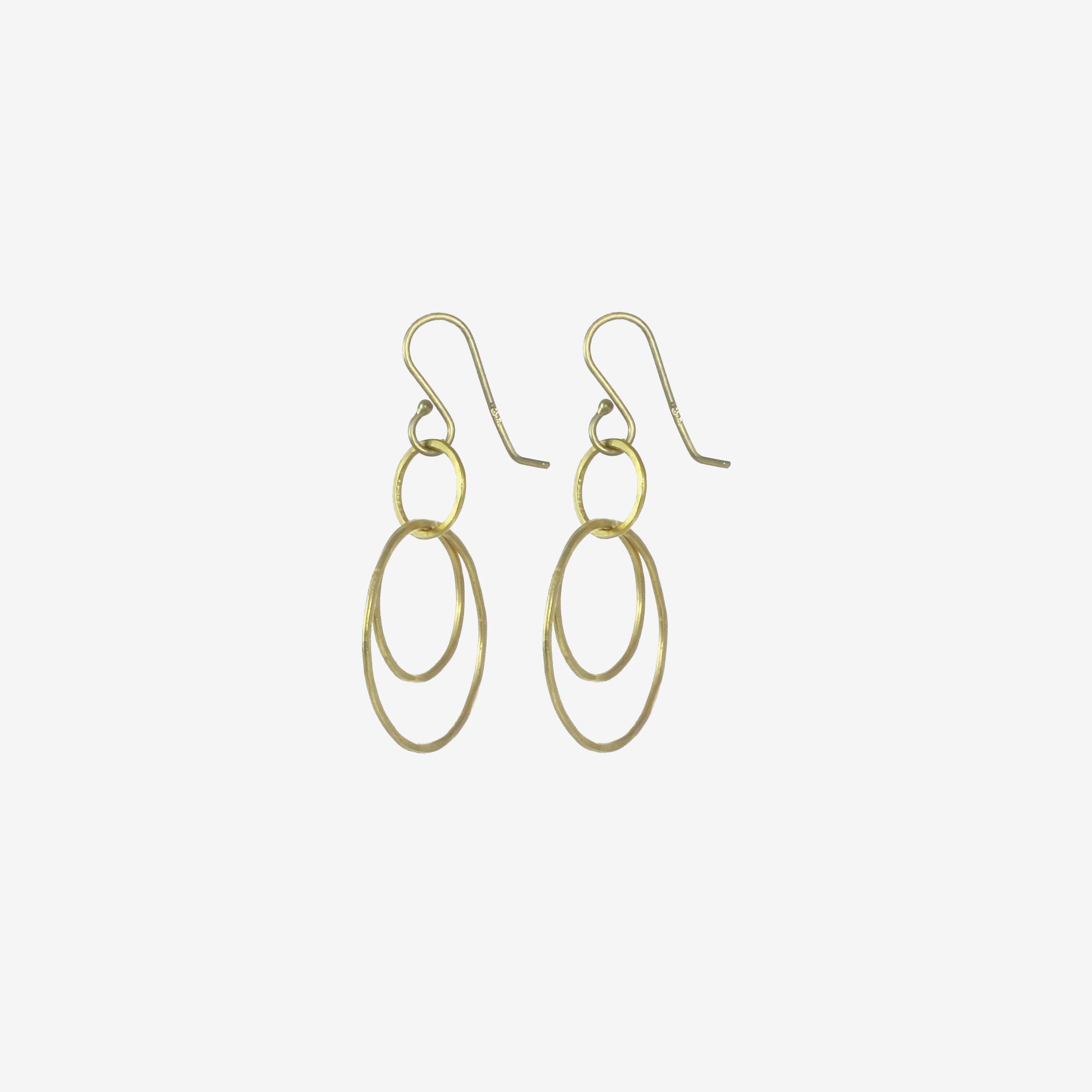 ROSANNE PUGLIESE 22K MEDIUM MAGNOLIA EARRINGS