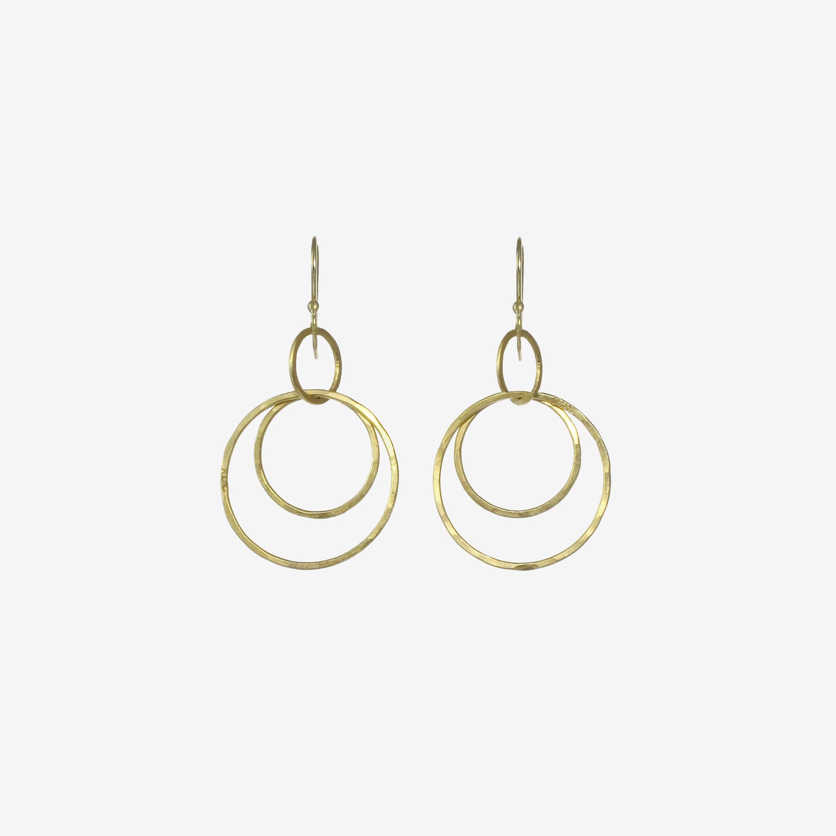 ROSANNE PUGLIESE 22K MEDIUM MAGNOLIA EARRINGS