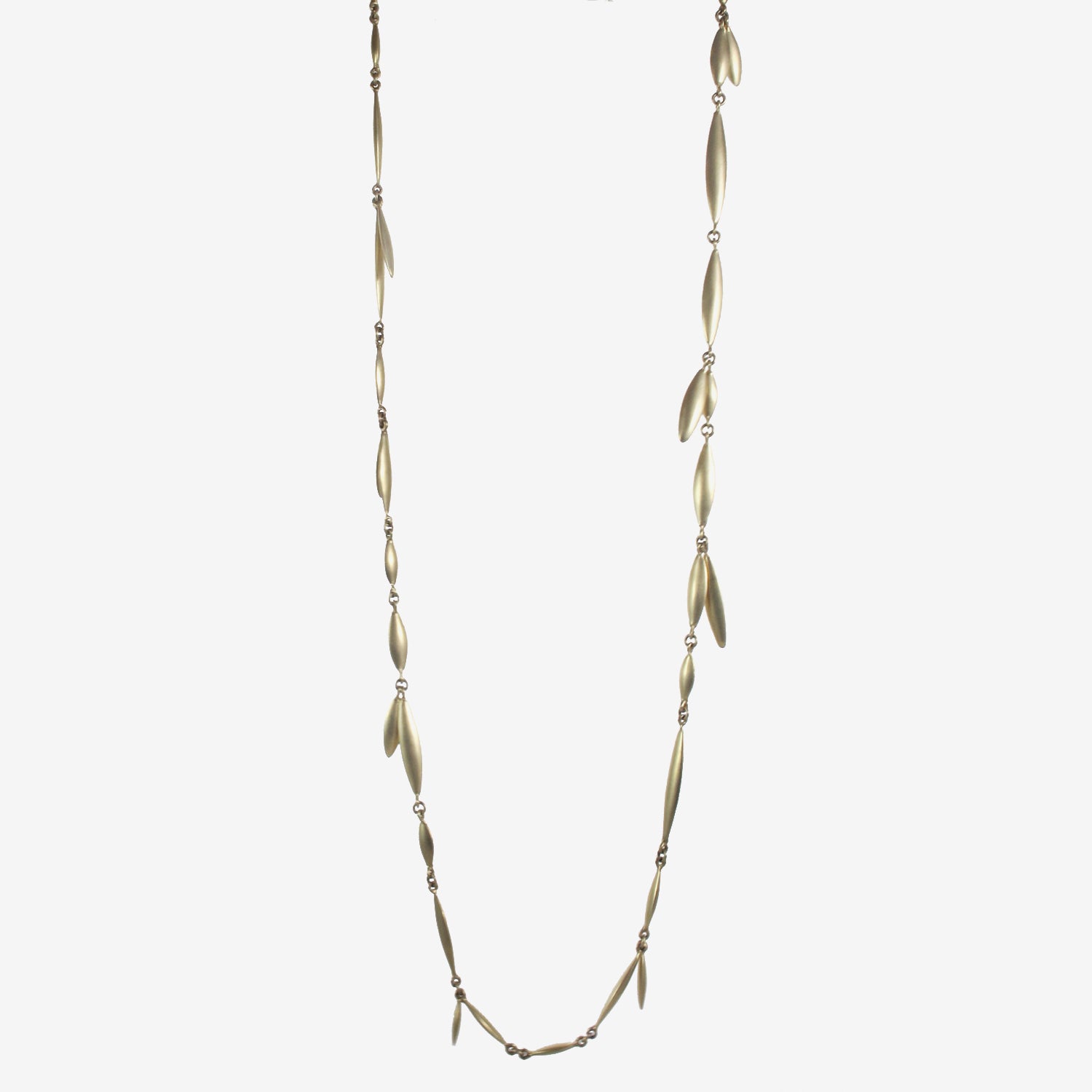 TED MUEHLING 10K APPLESEED NECKLACE