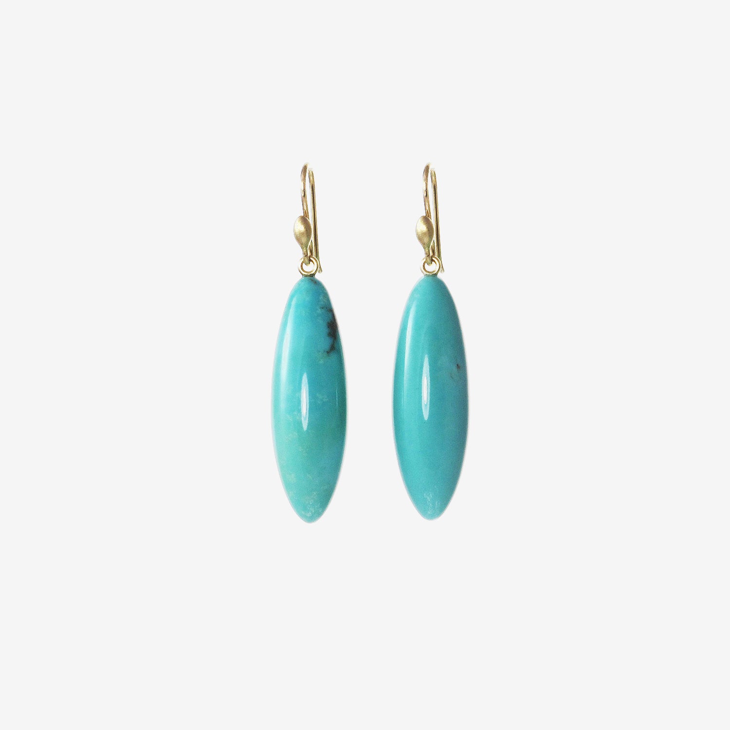 TED MUEHLING 14K & TURQUOISE LONG BERRIES