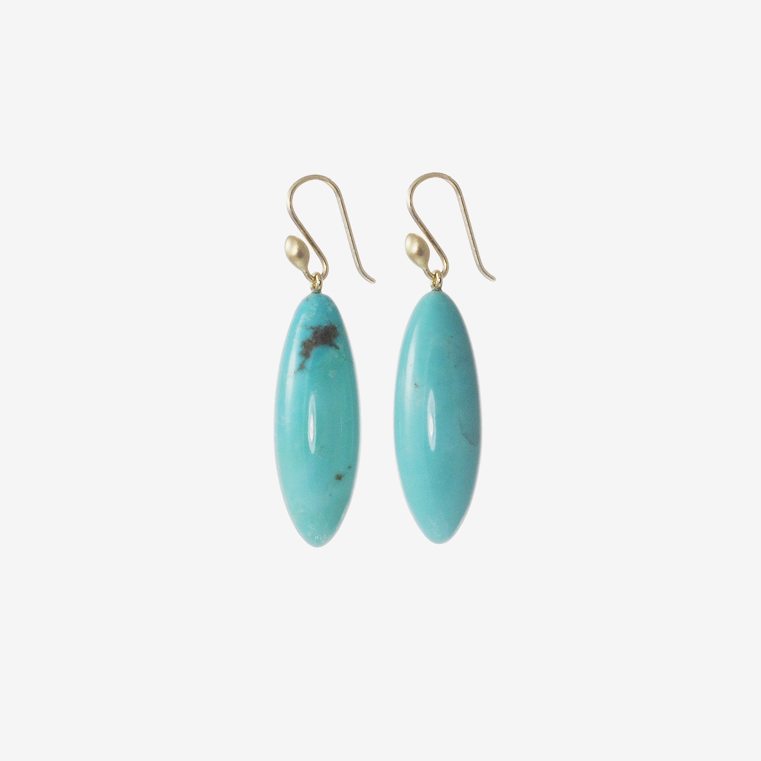 TED MUEHLING 14K & TURQUOISE LONG BERRIES