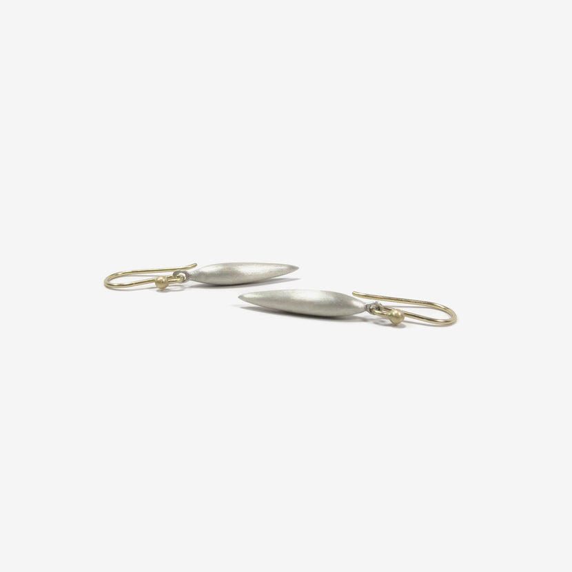 TED MUEHLING 14K & STERLING SILVER SMALL RICE